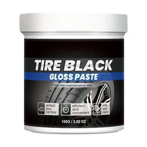 Tire Coating Spray Gloss Hydrophobic Sealant Wax Car Auto Shine For Black Wheel - Picture 1 of 12