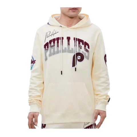 Pro Standard Philadelphia Phillies MLB Retro Gradient Logo Mens Eggshell Long Cover