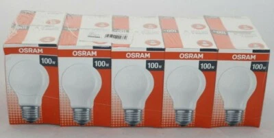 3x Osram E27 100W Matt Classic A FR Glühlampe Glühbirne DIMMBAR!  Kein LED! - Bild 1 von 4