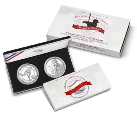 2022-P Negro Leagues "Soul of Baseball" Limited Edition Silver Coin Set 22CR Cover