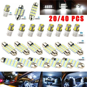 40 Luces Led Para Interior de Carro Coche Luz Del Maletero Placa Bombilla Led - Foto 1 di 14