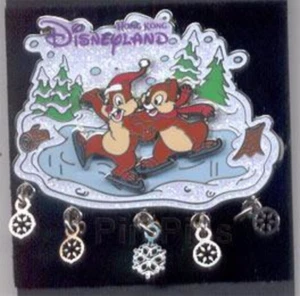 Disney Pin 58868 HKDL Chip Dale Winter Santa Artist Proof LE Only 25 made AP - Picture 1 of 1