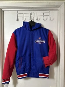 Chicago Cubs World Series Champion Poly Fleece Reversible Jacket Men’s Medium - Picture 1 of 16