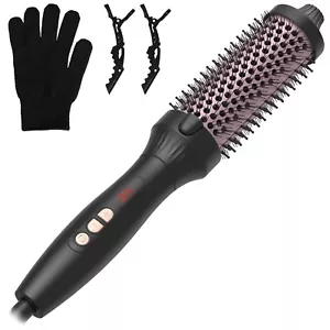 Hot-Air Hair Brush Thermal Brush Hair Curler Dryer Straightener 10 Heating Level - Picture 1 of 13