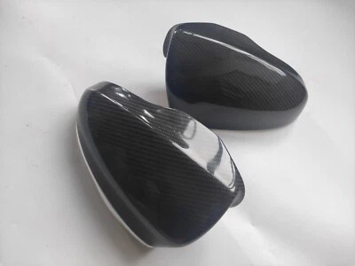 Cubiertas de espejo retrovisor con cinta de fibra de carbono para BMW F10 M5/F12 M6 2013 2014 2012-2016 Foto 1 de 2