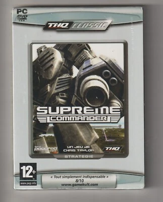 SUPREME COMMANDER - UN JEU DE CHRIS TAYLOR - THQ 2007 - JEU PC NEUF - Photo 1/2