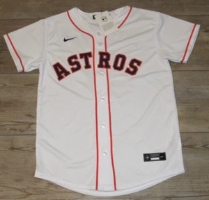 Nike Houston Astros Jose Altuve #27 Home Baseball Jersey $90 size Youth Medium - Picture 1 of 4