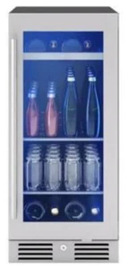 Zephyr PRESRV PRB15C01CG 15 Inch Undercounter Single Zone Beverage Center - Picture 1 of 4