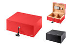 Caseti Paris Humidor rot Hochglanz lackiert Abschliebar Geschenkbox Holz