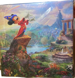 Disney Fantasia 14"x14" Gallery Wrapped Canvas Lithograph Thomas Kinkade Studios - Picture 1 of 20