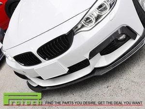 END Carbon Fiber Front Lip fit 2014+ BMW F36 428i 435i Gran w/ M Sport Bumper - Picture 1 of 3