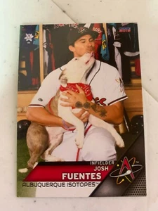 Josh Fuentes 2019 Albuquerque Isotopes Team Card - Picture 1 of 1