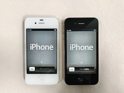 95%N ew Apple iPhone 4S 8/16/32/64GB Black/White Fully Unlocked rare ios 6 - Image 1 of 4