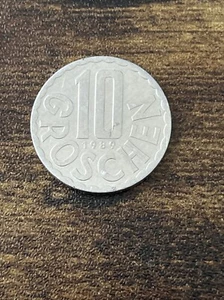 1989 Austria 10 Ten Groschen Actual Coin TK8311* - Picture 1 of 3