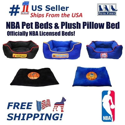 Pets First Premium NBA Pet Cuddle Bed & Pet Pillow Bed Mattress For Dogs & Cats - Image 1 of 3