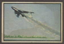 Stratojet Take Off  1954 Bowman Power For Peace Ship Trading Card