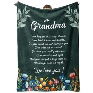 Gifts for Grandma Blanket Christmas Grandma Gifts Birthday Mother's Day Prese... - Picture 1 of 7