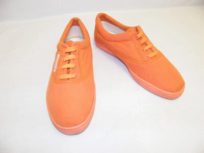 Adidas Vintage Aus Den Años 80 Nuevo Nunca Usado Talla 8,5 - 42 IN Naranja Foto 1 de 4