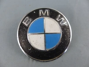 BMW ancien sigle monogramme insigne logo emblème badge hayon capot en ALU - Picture 1 of 2