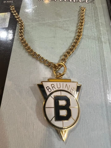 Boston Bruins team logo chain necklace wincraft Cover