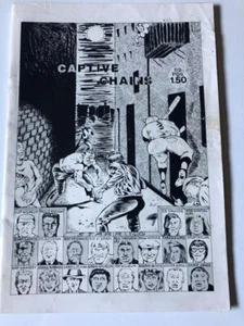 1978 Captive Chains Comic Kunst Buch RAYMOND PETTIBONE Zine Punk kbd Ginn Flagge SST - Bild 1 von 8