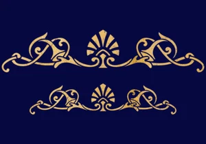 Stencil floreale bordo vernice mobili da parete legno cartografia artigianato riutilizzabile FL68 - Foto 1 di 11