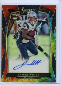 2016 Panini Select #S-JWT James White Tie Dye Autograph Card Numbered 14/25 - Bild 1 von 2