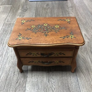 Caja de música para joyería - Caja con forma de tocador de madera - Funciona  - Imagen 1 de 9