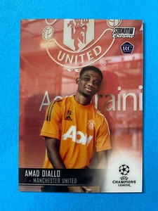 Amad Diallo Rookie Card MANCHESTER U. Topps Stadium Club Chrome CL 2020-21 #70 - Imagen 1 de 1