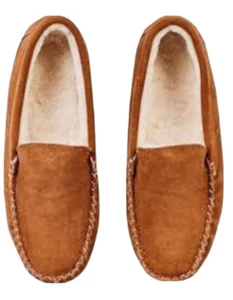 BURTONS MOCCASIN SLIP ON SLIPPERS ** IDEAL GIFT IDEA ** - Picture 1 of 8