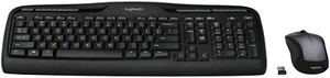 NEW Logitech MK335 Wireless Keyboard and Mouse Combo - Black/Silver - Picture 1 of 3