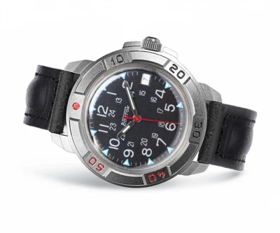 VOSTOK KOMANDIRSKIE MATTE 436783 MECHANICAL MILITARY WATCH USA SELLER - Image 1 of 4