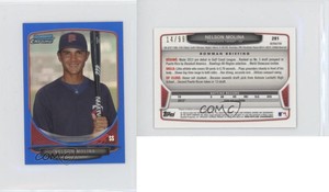 2013 Bowman Chrome Minis Blue Refractor /99 Nelson Molina #281