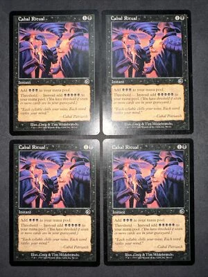 Cabal Ritual x4 (Playset) Torment (TOR) LP MTG Magic - Image 1 of 3