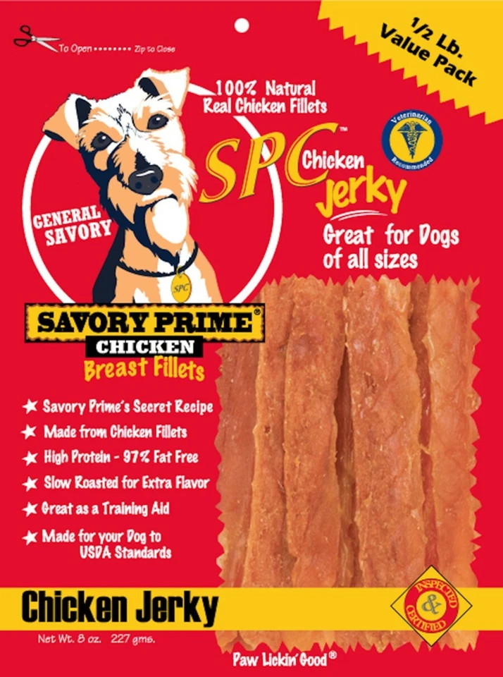 Savory Prime Natural Chicken Jerky Dog Treat 8 oz  - Image 1 of 1