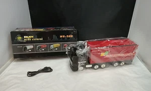 NIB WS-528 Music Freight Truck Bluetooth Speaker USB Radio FM SD Card RED - Picture 1 of 7