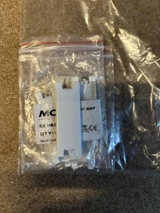 4 x Metal Fuse Board Consumer Unit 1 Module Blank Piece Blanking Plate Steel 127 - Picture 1 of 3