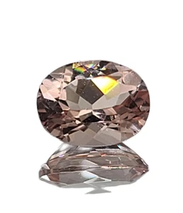 1.6ct Oval Cut Morganite Gemstone - Natural - Calibrated - Picture 1 of 7