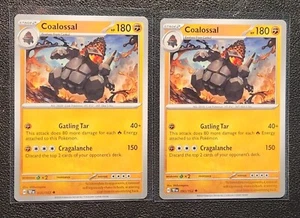 2x Coalossal 095/162 Pokemon card SV Temporal Forces uncommon NM - Picture 1 of 1