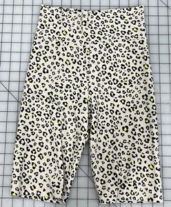 BB Dakota Off Duty S Biker Shorts Tan With Cheetah Print I3 - Picture 1 of 8