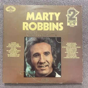 MARTY ROBBINS The Collection 1973 UK 2x Vinyl best of Rio Grande El Paso PDA 018 - Picture 1 of 12