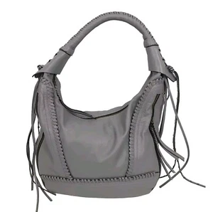 ORYANY Pebbled Leather Satchel Hobo Bag Fringe Western Purse - Picture 1 of 24