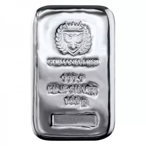 100 gramos Germania Mint Silver Bar 9999 fina - Imagen 1 de 2