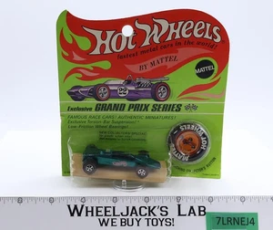 Lotus Turbine Aqua 1969 Redline Hot Wheels Mattel Vintage RL Blister MOSC NOS - Picture 1 of 5