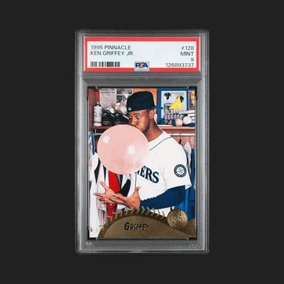 Pinnacle 1995 - Ken Griffey Jr #128 ¡recién graduado! PSA 9 Foto 1 de 3