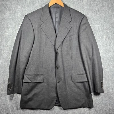 Hickey Freeman Mens Heather Gray Ing Loro Piana US 42L Super 120's Nordstrom - Image 1 of 4