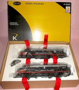 K-Line K25881 Southern Pacific BLACK WIDOW F7 Powered AA: RailSounds+Command NEW - Picture 1 of 8