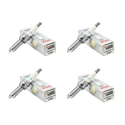 4PCS 5787 Laser Iridium SparkPlugs For ngk Acura Honda Civic TSX CR-V ILZKR7B11S - Image 1 of 4