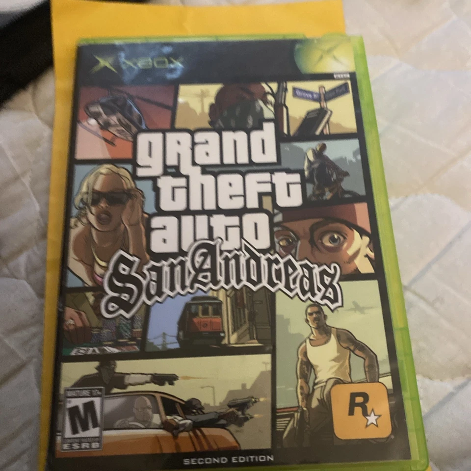 Grand Theft Auto: San Andreas (Original OG Xbox) With Manual Tested Black Label - Image 1 of 4