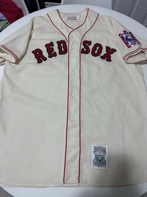 1939 Mitchell & Ness Boston Medias Rojas Ted Williams Talla XL Regalo Yastrzemski Pesky Foto 1 de 4